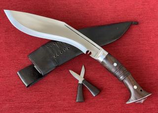 Hand-forged Gurkha Service #1 Khukuri Khukri Kukri Knife 10 inch Full Tang 